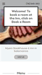 Mobile Screenshot of myerssteakhouse.com